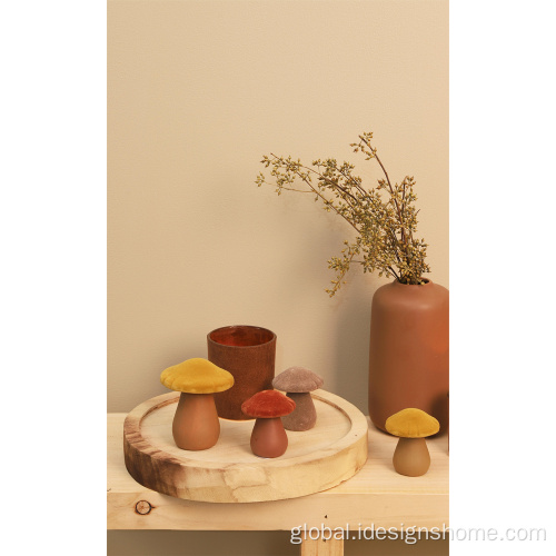 Round Wood Serving Tray Professional Metal Handmade Tray Set Manufactory